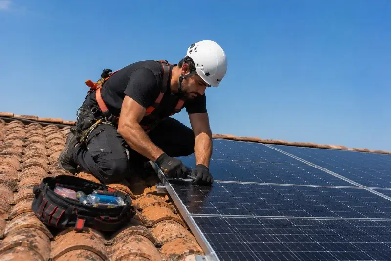 Maintenance et monitoring de panneaux solaires à Ascarat
